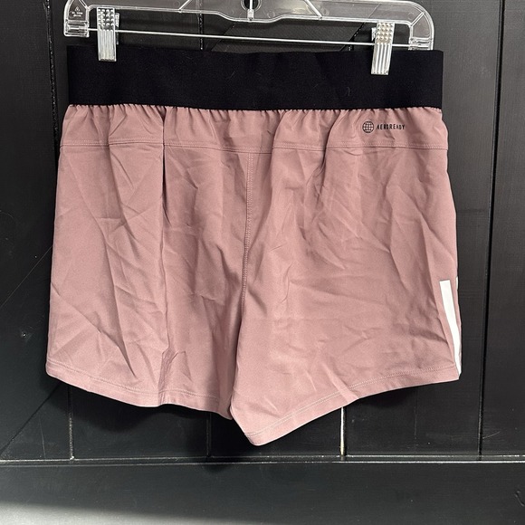 adidas women's pacer 3-stripes woven shorts - Picture 9 of 11